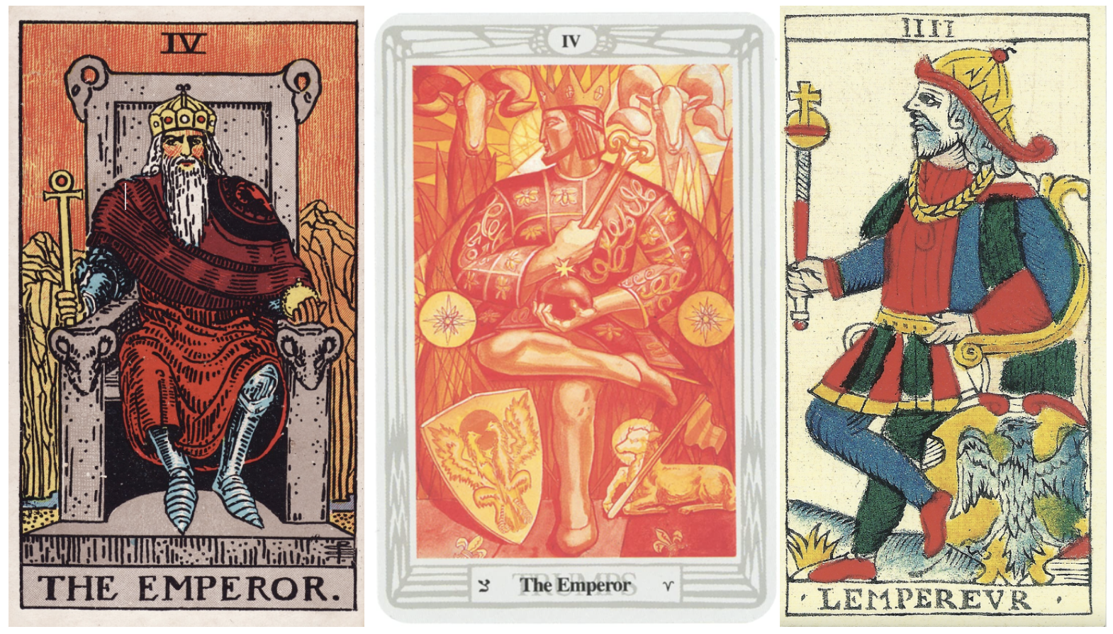 The Emperor (Tarot Triptych) - Tetragrammaton